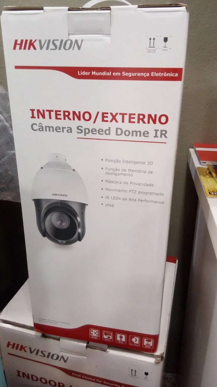 Caixa de câmera speed dome